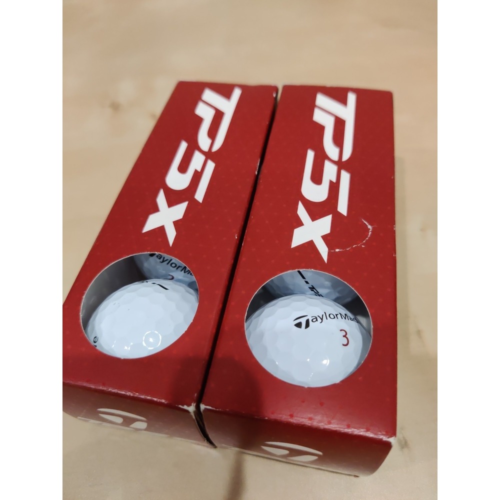 BRAND NEW 2022 Taylor Made TP5X golf balls White (2 Sleeves) 6 Balls - Picture 3 of 3